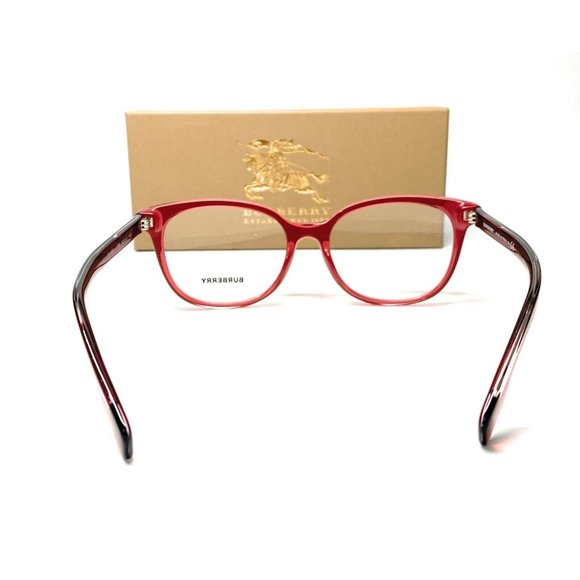 Burberry Transparent Red Eyeglasses - Picture 4 of 4